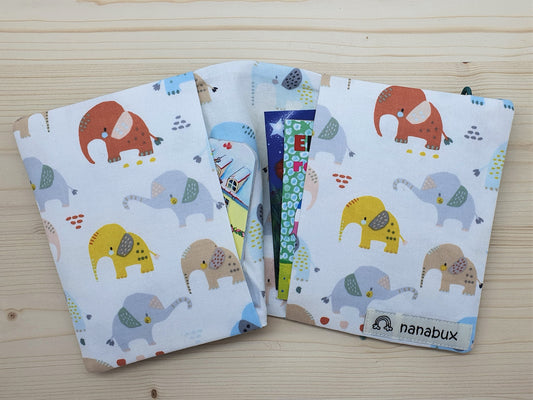 Minibux Pixibuchhülle Elephants Canvas