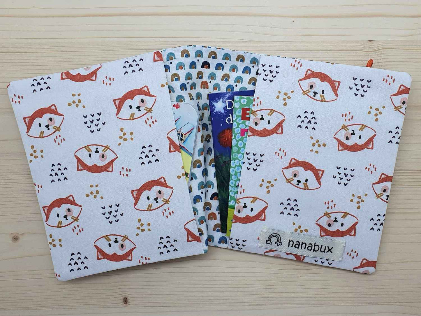 Minibux Pixibuchhülle Rainbow Blue Foxes
