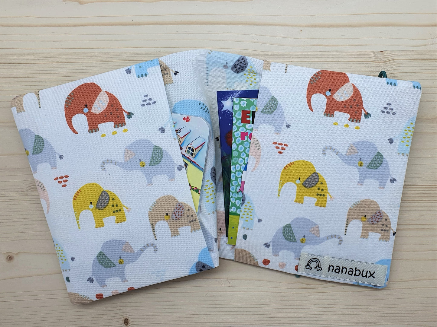 Minibux Pixibuchhülle Elephants Canvas