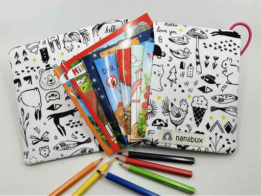 Minibux Pixibuchhülle Lila Dots
