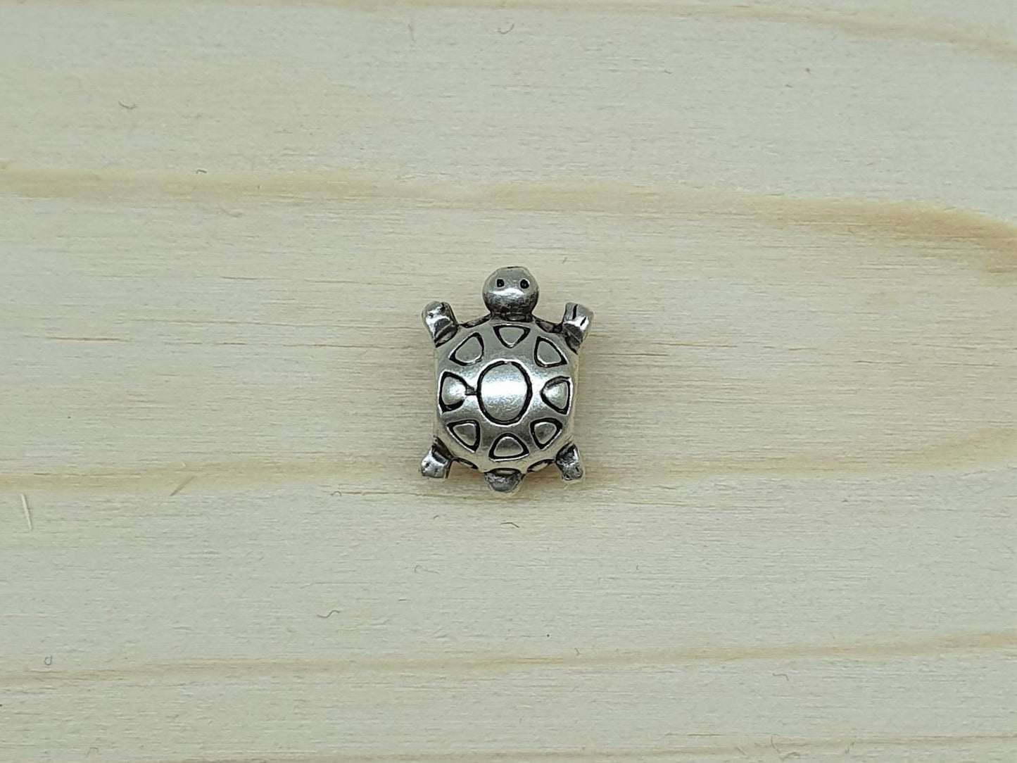 Accessoire Perle Silber Schildkröte