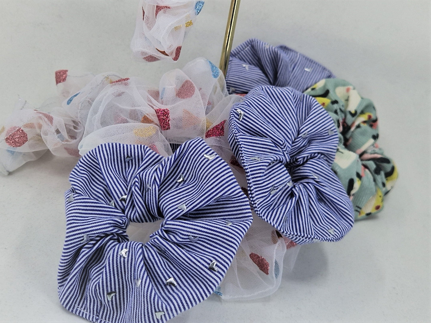 Scrunchie Heart&Stripes